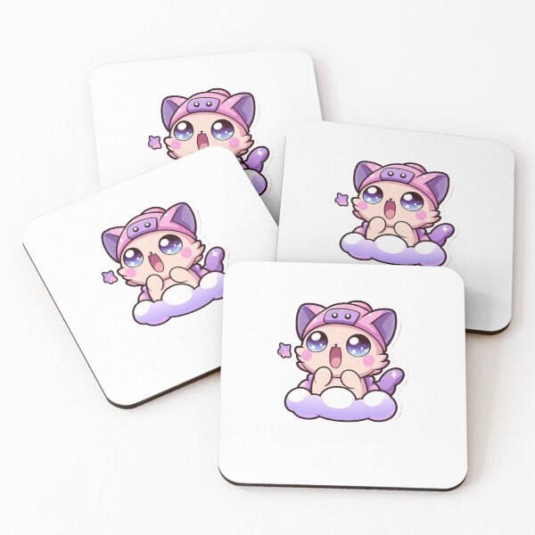 Item preview, kawaii cat on coild cite chibi animal art  designed and sold by TeeMoods.