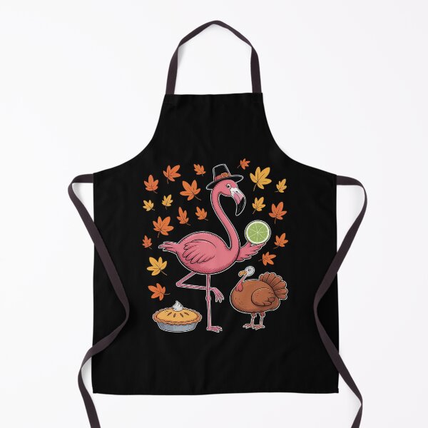 Item preview, Thanksgiving Pilgrim Flamingo Fall Autumn designed and sold by BiellaSar.
