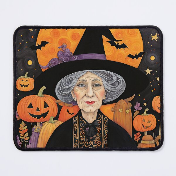 Item preview, Pensioner dressed as Witch for Halloween designed and sold by Colin Bentham.