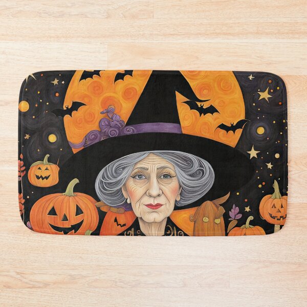 Item preview, Pensioner dressed as Witch for Halloween designed and sold by Colin Bentham.