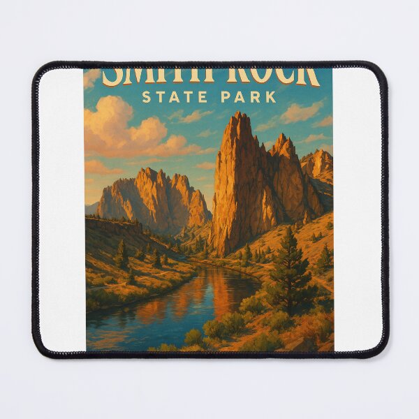 Item preview, Smith Rock State Park Spires and Canyon Central Oregon designed and sold by StampMyPassport.