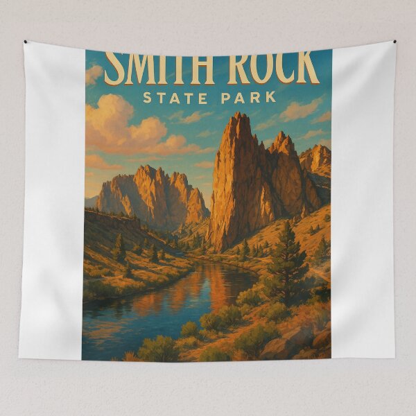 Item preview, Smith Rock State Park Spires and Canyon Central Oregon designed and sold by StampMyPassport.