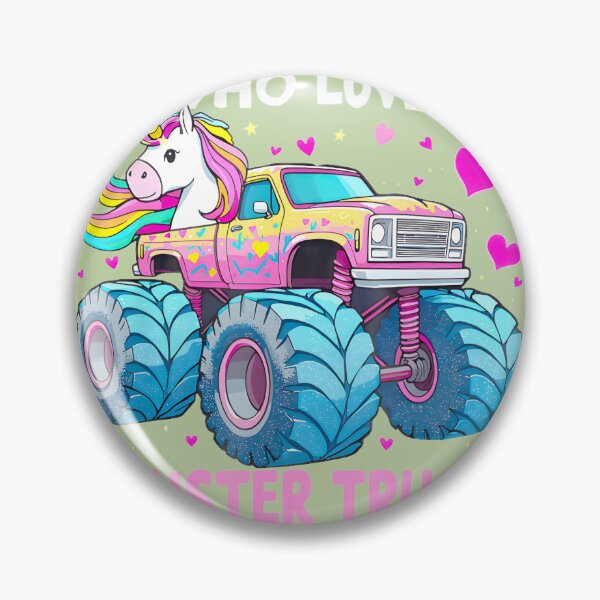 Item preview, Monster Truck Unicorn Girl Vibes By Merch, Limited Edition, Perfect Gift For You And Friends designed and sold by BROSHERYLSHOP.