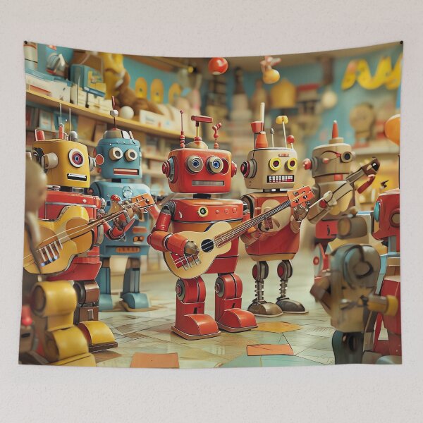 Item preview, Robot Band designed and sold by ONYX Pixee.