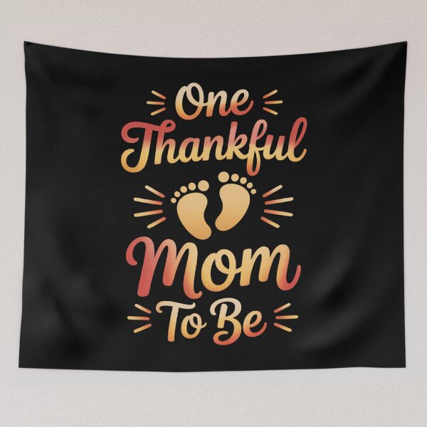 Item preview, Thanksgiving Pregnancy Announcement Thankful Mom Family designed and sold by BiellaSar.