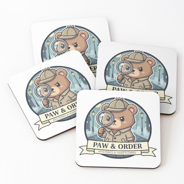 Item preview, Chibi Bear Detective – Cute Funny Animal Mystery Design for Merch designed and sold by meesub.