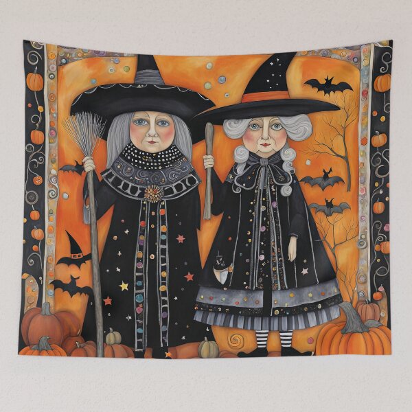 Item preview, Pensioners dressed as Witches for Halloween designed and sold by Colin Bentham.