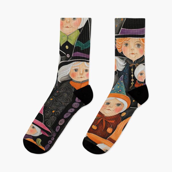 Item preview, Pensioners dressed as Witches for Halloween designed and sold by Colin Bentham.