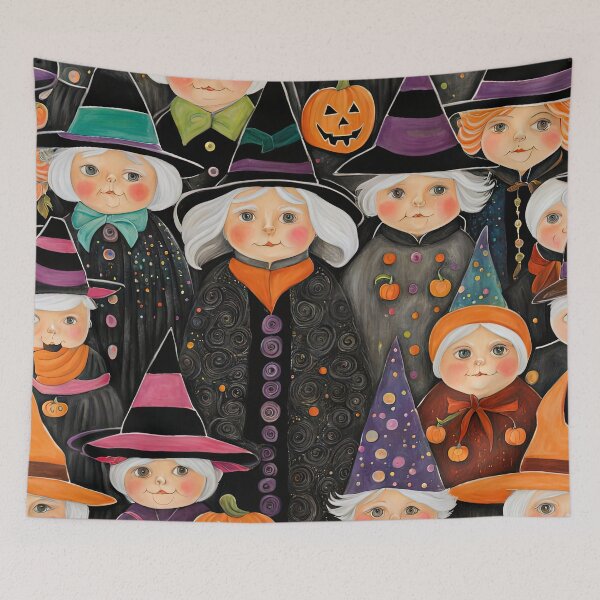 Item preview, Pensioners dressed as Witches for Halloween designed and sold by Colin Bentham.