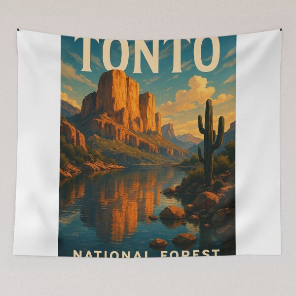Item preview, Tonto National Forest Red Rock Canyon Arizona Sunset designed and sold by StampMyPassport.