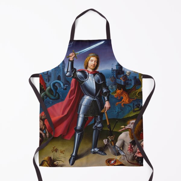 Item preview, The Hallowed Knight - medieval style classical artwork designed and sold by Vintage Designs +.