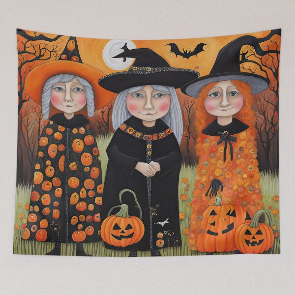 Item preview, Pensioners dressed as Witches for Halloween designed and sold by Colin Bentham.