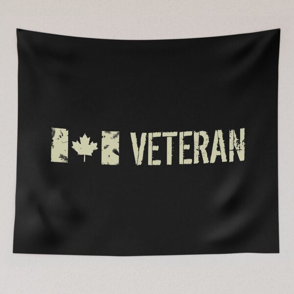 Item preview, Canadian Military: Veteran (Black Flag) designed and sold by Jared Davies.