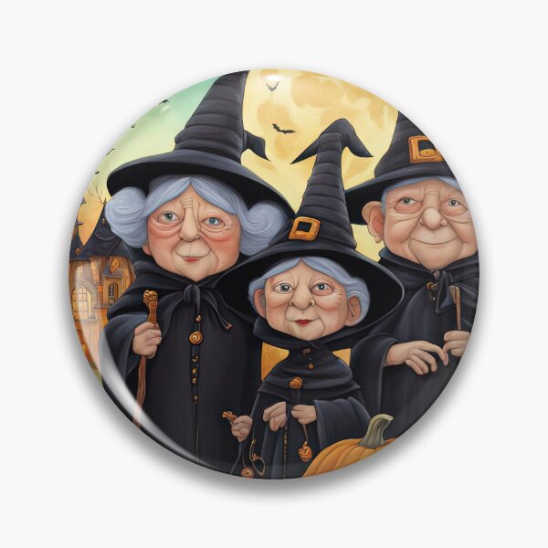 Item preview, Pensioners dressed as Witches for Halloween designed and sold by Colin Bentham.