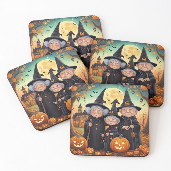 Item preview, Pensioners dressed as Witches for Halloween designed and sold by Colin Bentham.