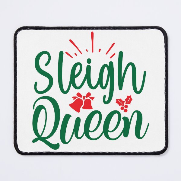 Item preview, Sleigh Queen Christmas T-Shirt | Cozy Red & White Holiday Typography Tee | Minimal Festive Gift for Women | Xmas Winter Outfit designed and sold by sweary12.