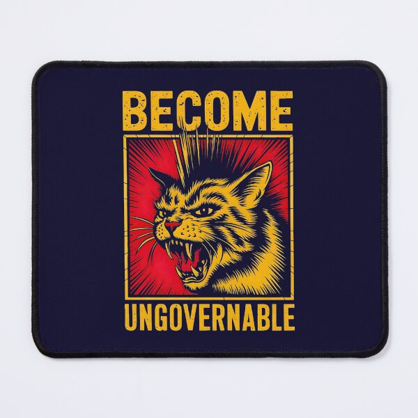 Item preview, Become Ungovernable - Black Cat Biting Hand Funny Meme Classic(3) designed and sold by Rusiaamber.