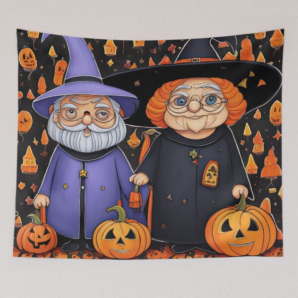 Item preview, Pensioners dressed as Witches for Halloween designed and sold by Colin Bentham.