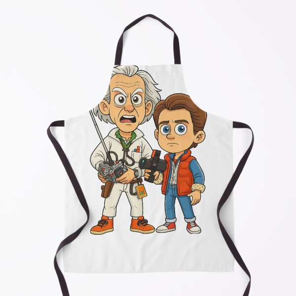 Aperçu de l'œuvre Légendes du cinéma : Doc Brown et Marty McFly créée et vendue par halibutgoatramb.