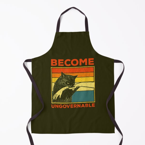 Item preview, Become Ungovernable - Black Cat Biting Hand Funny Active  designed and sold by Rusiaamber.