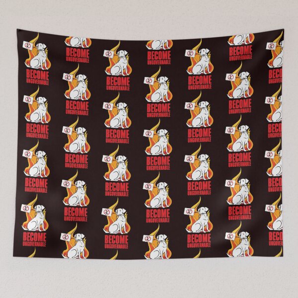 Item preview, Become Ungovernable - Burn It Down, Dog Oversized  designed and sold by Rusiaamber.