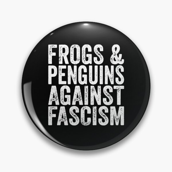 Item preview, Frogs And Penguins Against Fascism - Portland Frog designed and sold by HappyArts90.