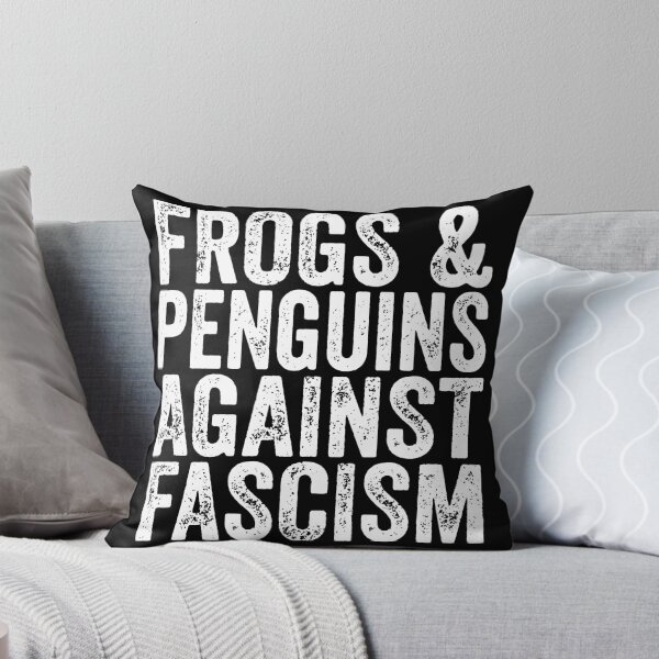 Item preview, Frogs And Penguins Against Fascism - Portland Frog designed and sold by HappyArts90.