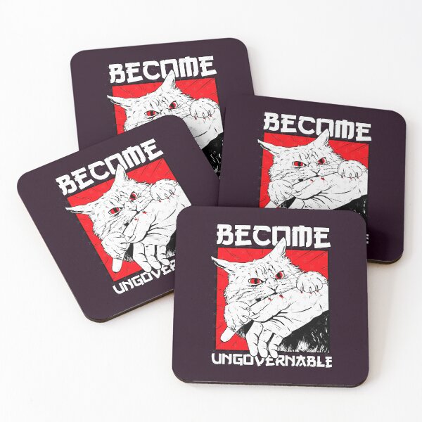 Item preview, Become Ungovernable Black Cat Bite Humor designed and sold by Rusiaamber.