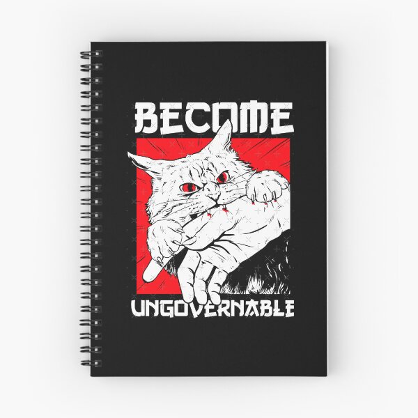 Item preview, Become Ungovernable Black Cat Bite Humor designed and sold by Rusiaamber.
