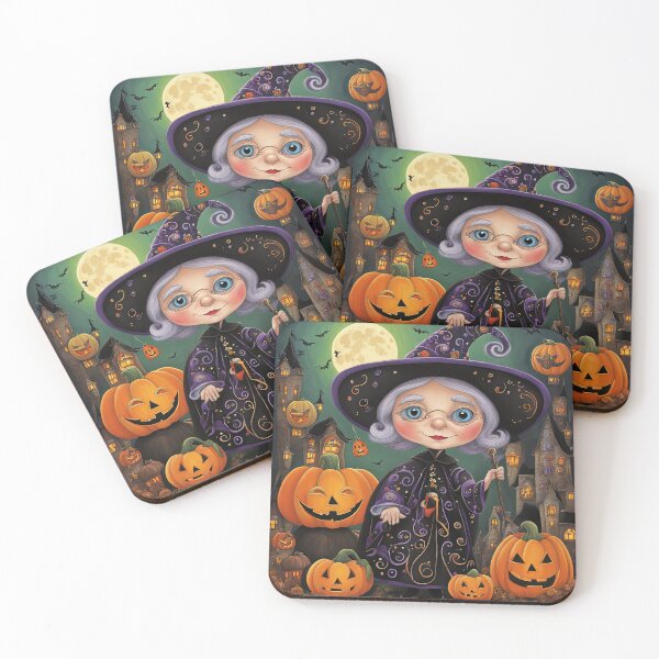 Item preview, Pensioner dressed as a Witch for Halloween designed and sold by Colin Bentham.
