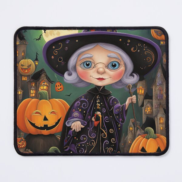 Item preview, Pensioner dressed as a Witch for Halloween designed and sold by Colin Bentham.