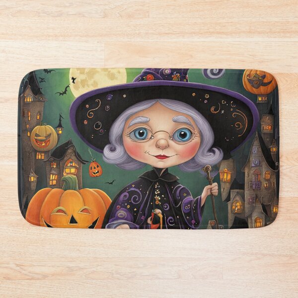 Item preview, Pensioner dressed as a Witch for Halloween designed and sold by Colin Bentham.