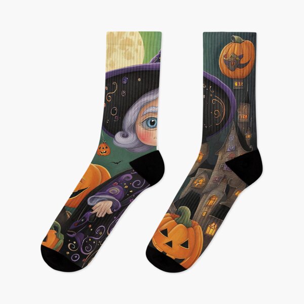 Item preview, Pensioner dressed as a Witch for Halloween designed and sold by Colin Bentham.
