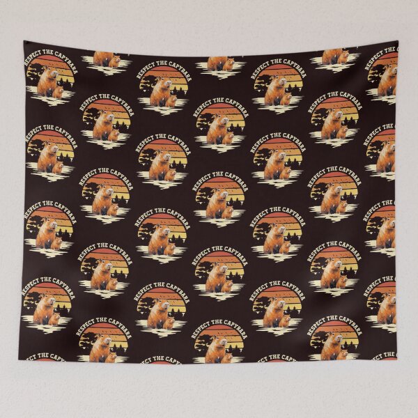 Item preview, Respect The Capybara Lover Kids Men Women MOM Giant Capybara Friendly designed and sold by Rusiaamber.