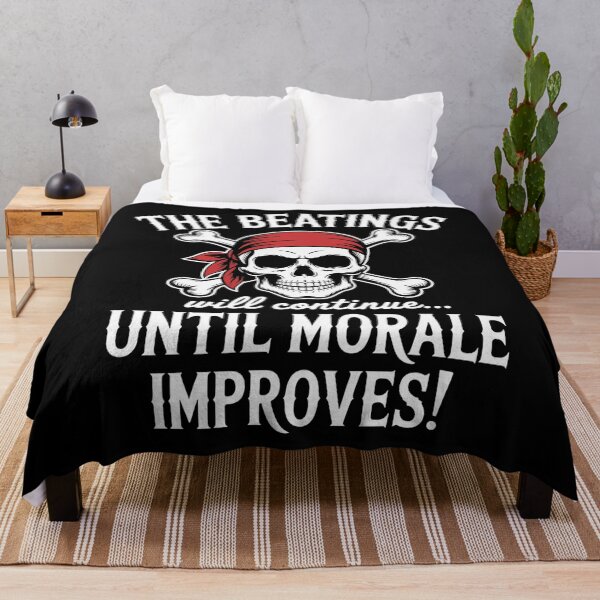 Item preview, The Beatings Will Continue Until Moral Improves Pirate designed and sold by SlogariArt.