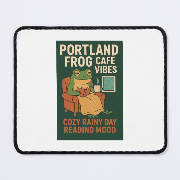 Item preview, Portland Frog Netflix Night ?? – Cozy Chill Vibes Design designed and sold by LoaiArt.