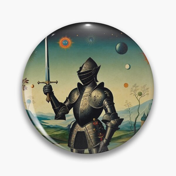 Item preview,  The Hallowed Knight  - medieval style classical artwork designed and sold by Vintage Designs +.