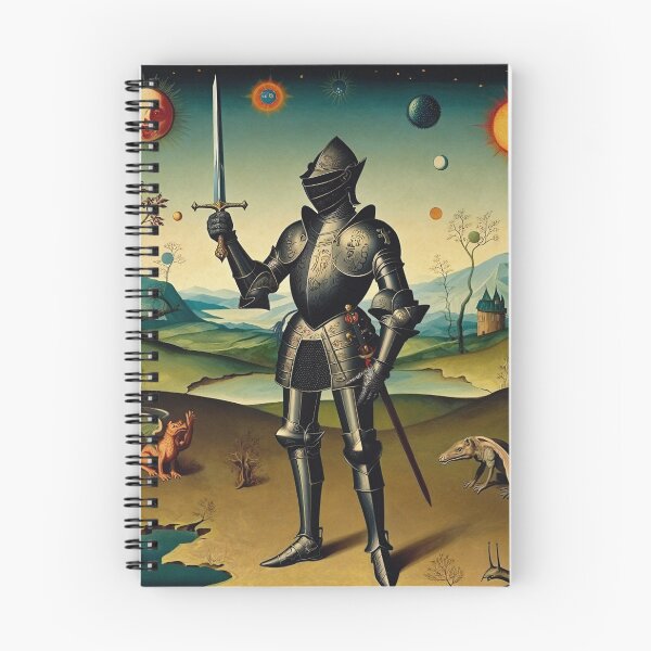 Item preview,  The Hallowed Knight  - medieval style classical artwork designed and sold by Vintage Designs +.