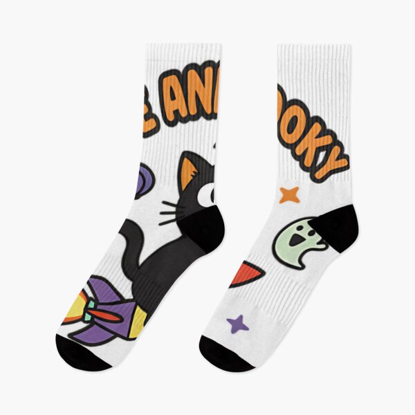 Item preview, Cute and Spooky black cat halloween rocket funny witch costume october vibes designed and sold by ArtDesignTp.