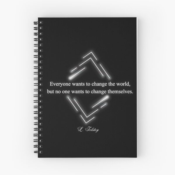 Item preview, L. Tolstoy, Unforgettable Quotes by Famous Writers, Literary Quotes, Inspirational Author Sayings, Classic Literature Gift Idea designed and sold by chipmuckdesignn.