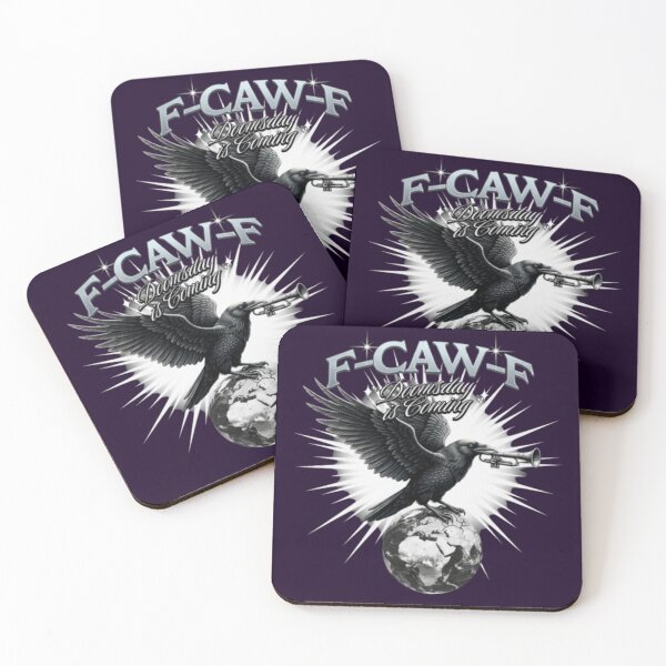 Item preview, F-CAW-F Doomsday Is Coming – Dark Raven Apocalypse Art designed and sold by Syrupulse.