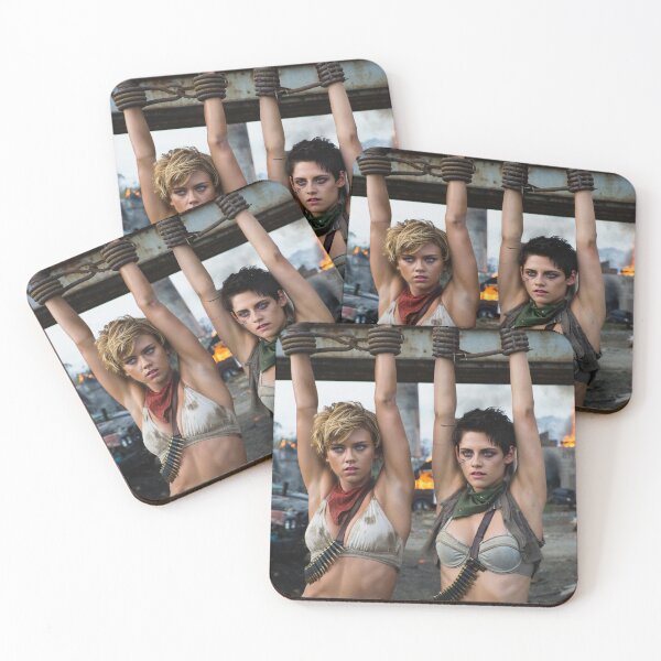 Item preview,  Two captive fantasy post apocalyptic warrior women art photo designed and sold by Vintage Designs +.