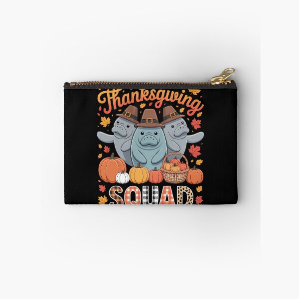 Item preview, Thanksgiving Squad Three Cute Manatees Fall Pumpkins Lover designed and sold by August4Laughs25.