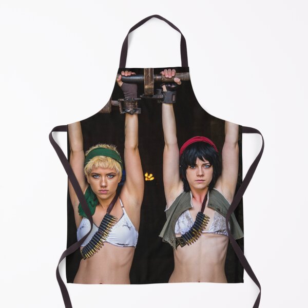 Item preview, Two captive fantasy post apocalyptic warrior women art photo designed and sold by Vintage Designs +.