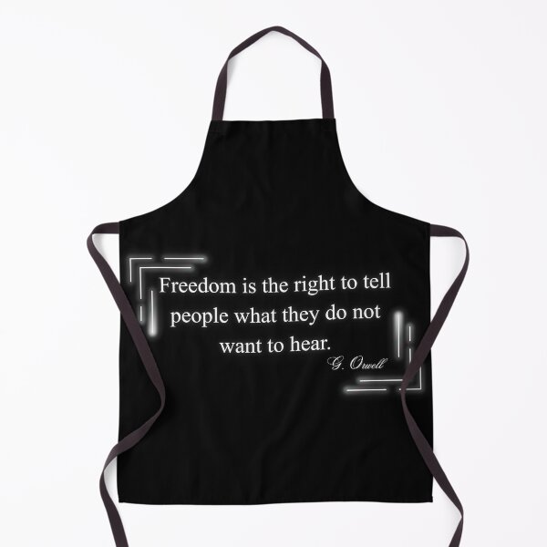 Item preview, G. Orwell, Unforgettable Quotes by Famous Writers, Literary Quotes, Inspirational Author Sayings, Classic Literature Gift Idea designed and sold by chipmuckdesignn.
