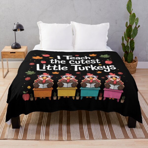 Item preview, Thanksgiving Teacher I Teach the Cutest Little Turkeys designed and sold by August4Laughs25.
