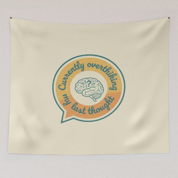 Item preview, Brain Bubble Overthinker designed and sold by Jackson-Will.