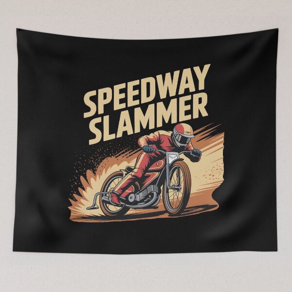 Item preview, Speedway Slammer Funny Gifts for Motorcycle and Racing Fans designed and sold by SkymarArt.