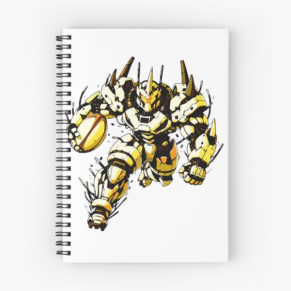 Item preview, Futuristic Yellow Mecha Robot Warrior | Sci-Fi Anime Mech | Cyberpunk Robot Armor Illustration designed and sold by Graphic Botique.