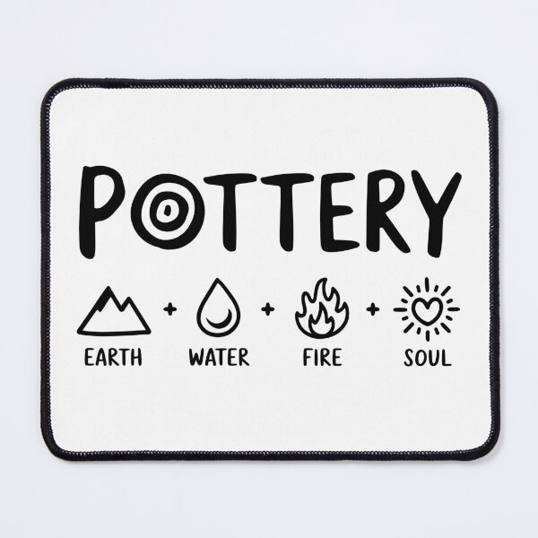 Item preview, Funny Pottery Elements Earth Water Fire Soul Ceramicist Ceramic Artist designed and sold by lanynx design.